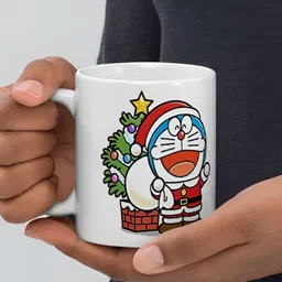 Mr UVD White Printed Ceramic Matte Mug image 3