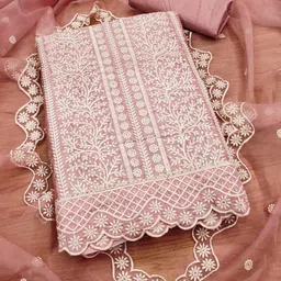 KALINI Embroidered Unstitched Dress Material-image-39