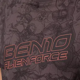 The Souled Store Men Ben 10 Graphic Printed Round Neck Cotton Oversized T-shirt image 4