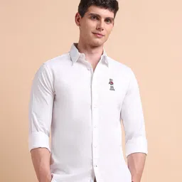 U.S. Polo Assn. Opaque Pure Cotton Classic Tailored Fit Casual Oxford Shirt-picture-30