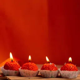 gabrunaari Orange & Beige 4 Candle-picture-26