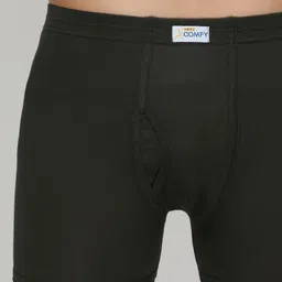 AMUL COMFY Men Pack of 3 Pure Cotton Solid Inner Elastic Short Short Trunk image 2