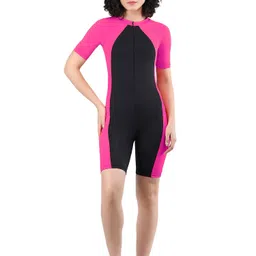 Fiesta Clara Women Colourblocked Swimming Legsuit image 1