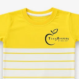 WINSWORLD ENTERPRISE Boys Striped T-shirt With Capris image 4