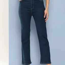 BAESD Women Comfort Relaxed Fit Low Distress Stretchable Jeans-image-40