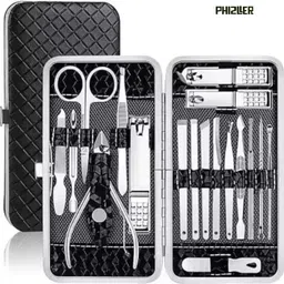 phizller 16 in 1 Manicure Pedicure Kit Nail Care Set with Travel Case-picture-33