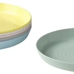 ikea Pack of 18 Plastic Glass(Mug) 6,Bowl 6, plates 6, Easy to Carry , Childern's Dinner Set image 2