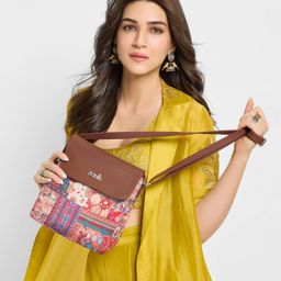 zouk Multicolor Women Sling Bag Kutch Gamthi Flap Sling Bag-picture-15
