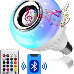 rexburg 220 W Bluetooth, Color Changing, Music, Eye Safety Compliance Round B22 D Decorative Bulb image 1