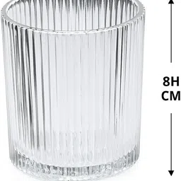 1st time (Pack of 2) Multipurpose Drinking Glass Ideal , Home, Café, & Restaurant Use, Pack Of 2 -A2 Glass Set Water/Juice Glass image 5