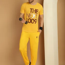 mack jonney VIMAL JONNEY Printed Cotton T-Shirt With Trouser image 4