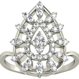 avsar AVR471WB 14kt Cubic Zirconia White Gold ring-picture-48