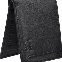wildauk Men Casual, Formal, Travel, Evening/Party Black Artificial Leather Wallet - Regular Size image 3