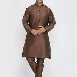 ROYAL KURTA Mandarin Collar Regular Kurta image 4
