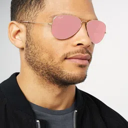 RESIST EYEWEAR Gold-Toned Aviator Sunglasses & UV Protected Lens 14 ARC GOLD PINK CANDY image 2