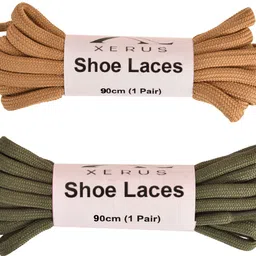 XERUS Shoe Lace Round Camel Tan Olive Green For Boot Sport Hiking Shoes Shoe Lace-picture-23