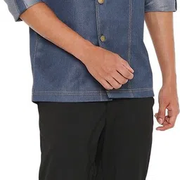 associated uniforms Denim Chef's Apron - Medium image 5