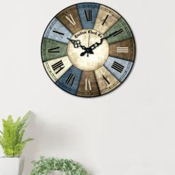 random Bumpy Multicolour MDF Wall Clock-picture-40