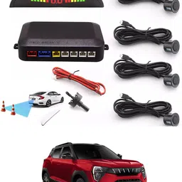 rkpsp Car Universal Black 4 Ultrasonic Reverse Parking Sensor-324 4 Parking Sensors, Compact Screen Distance Display with Sound Warning Parking Sensor-picture-36