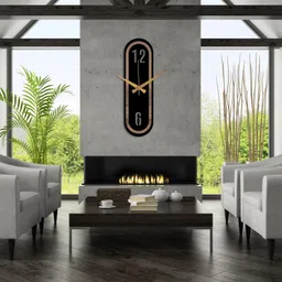 dulzify Analog 60 cm X 18 cm Wall Clock image 1