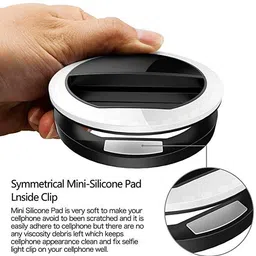 SACRIS Pocket Size mini High Bright 36 LED Clip on Selfie Smartphone Ring Light S-14 Ring Flash image 3