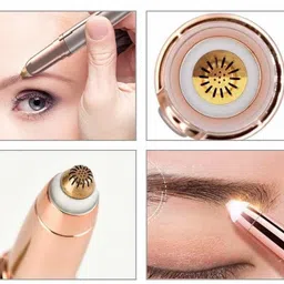 Tlismi Portable Safe Battery Operated Facial Face Lips Nose Hair Remover Eyebrow Trimmer Cordless Epilator image 3