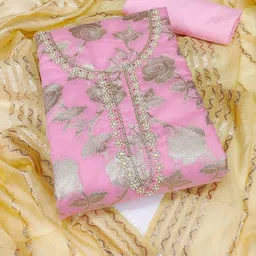 Maroosh Embellished Unstitched Dress Material-picture-18