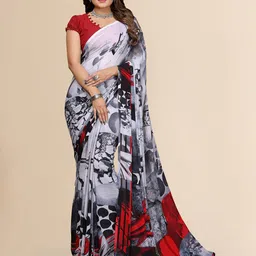 Moda Rapido Poly Georgette Saree-picture-40