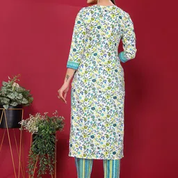 Rangita Women Ethnic Motifs Embroidered Kurta with Trouser image 3