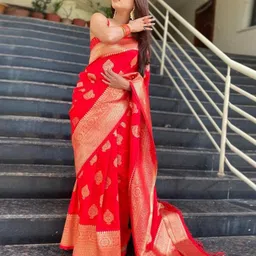 Areca Designer Woven Design Zari Pure Silk Banarasi Saree-picture-23