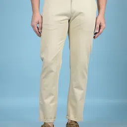Crimsoune Club Men Smart Slim Fit Chinos Trousers-picture-34