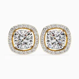 VALANOVA 18Kt Gold Diamond Studded Earrings - 2.59g-picture-21