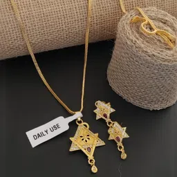 niva fashion Women Gold Pendant-picture-16