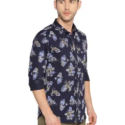 SHOWOFFFF Men Comfort Slim Fit Floral Printed Casual Shirt image 4