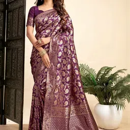 Shriyangan Woven Design Zari Art Silk Heavy Work Kanjeevaram Saree-picture-25