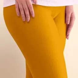 Trendmalls Women's Microfiber Elastane Stretch Soft Leggings with Ultrasoft Waistband image 5