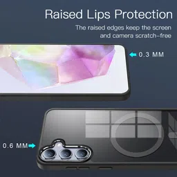 Karwan Solid Printed Samsung Galaxy A35 5G Back Case Mobile Accessories image 3