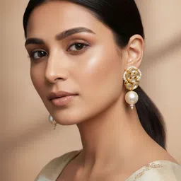 aadita Diamond Shaped Drop Earrings-picture-27