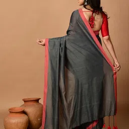 Laa Calcutta Pure Cotton Saree image 5