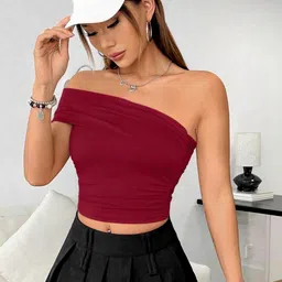 Stylecast X Slyck One Shoulder Crop Top-picture-31