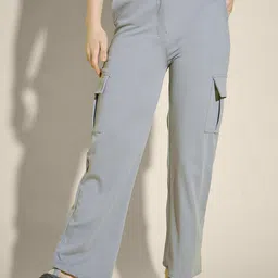 CORSICA Women Relaxed High-Rise Cargos Trousers-picture-41