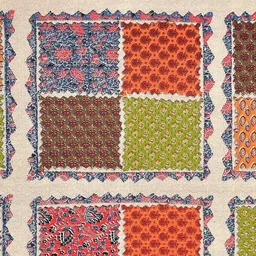 MILAAV Multicoloured Geometric 144 TC King Bedsheet with 2 Pillow Covers image 3