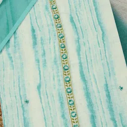 Soch Abstract Dyed Unstitched Dress Material image 4