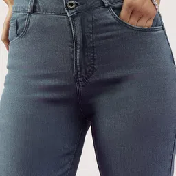 Code 61 Women Straight Fit Light Fade Stretchable Jeans image 5