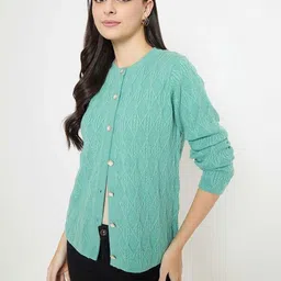 Madame Women Cable Knit Cardigan image 3