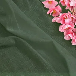 HOMEMONDE Green Set of 2 Sheer Window Curtain image 5