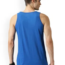 Organic Chics Pack Of 2 Avengers Printed Cotton Vests Navy Avenger-RoyalPanther _S image 4