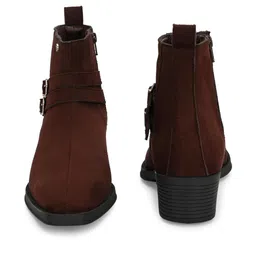 El Paso Men Brown Chelsea Boots image 5