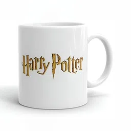 Mr UVD White & Gold-Toned Typography Printed Ceramic Glossy Mug 350 ml image 2