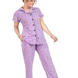 Womenoire Women Printed Night suit image 4